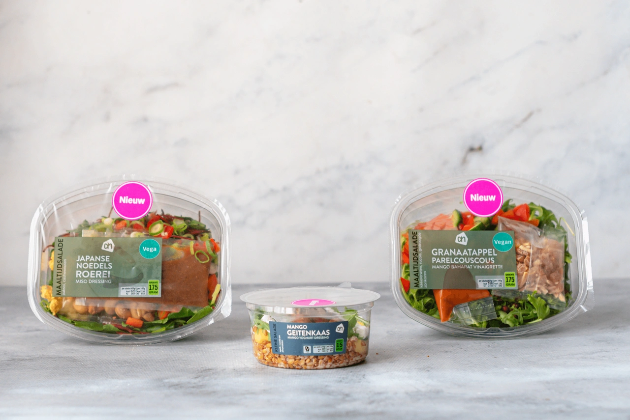 Productentest: zomerse vegetarische salades van Albert Heijn