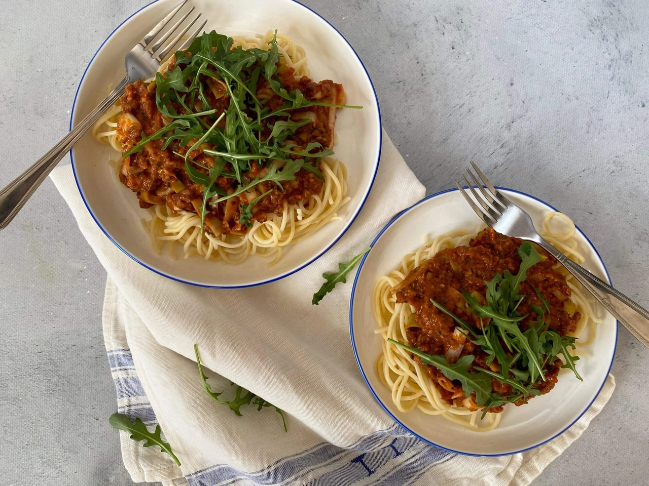 Spaghetti bolognese met vega gehakt