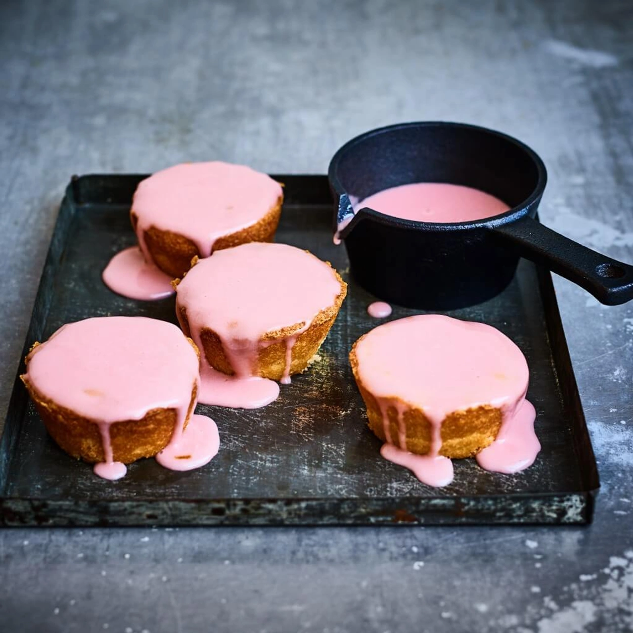 Vegan roze koeken