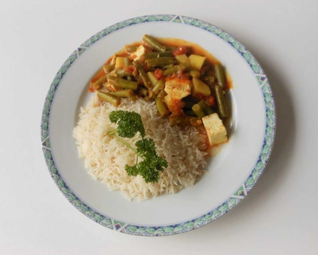 Vega vleesklassieker: sperziebonen curry