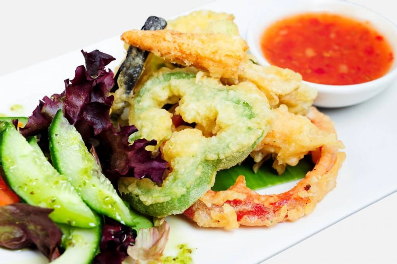 Groente tempura uit de oven