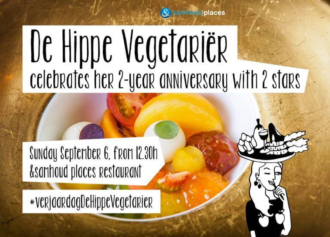 Uitnodiging: Verjaardag De Hippe Vegetariër in &samhoud places**