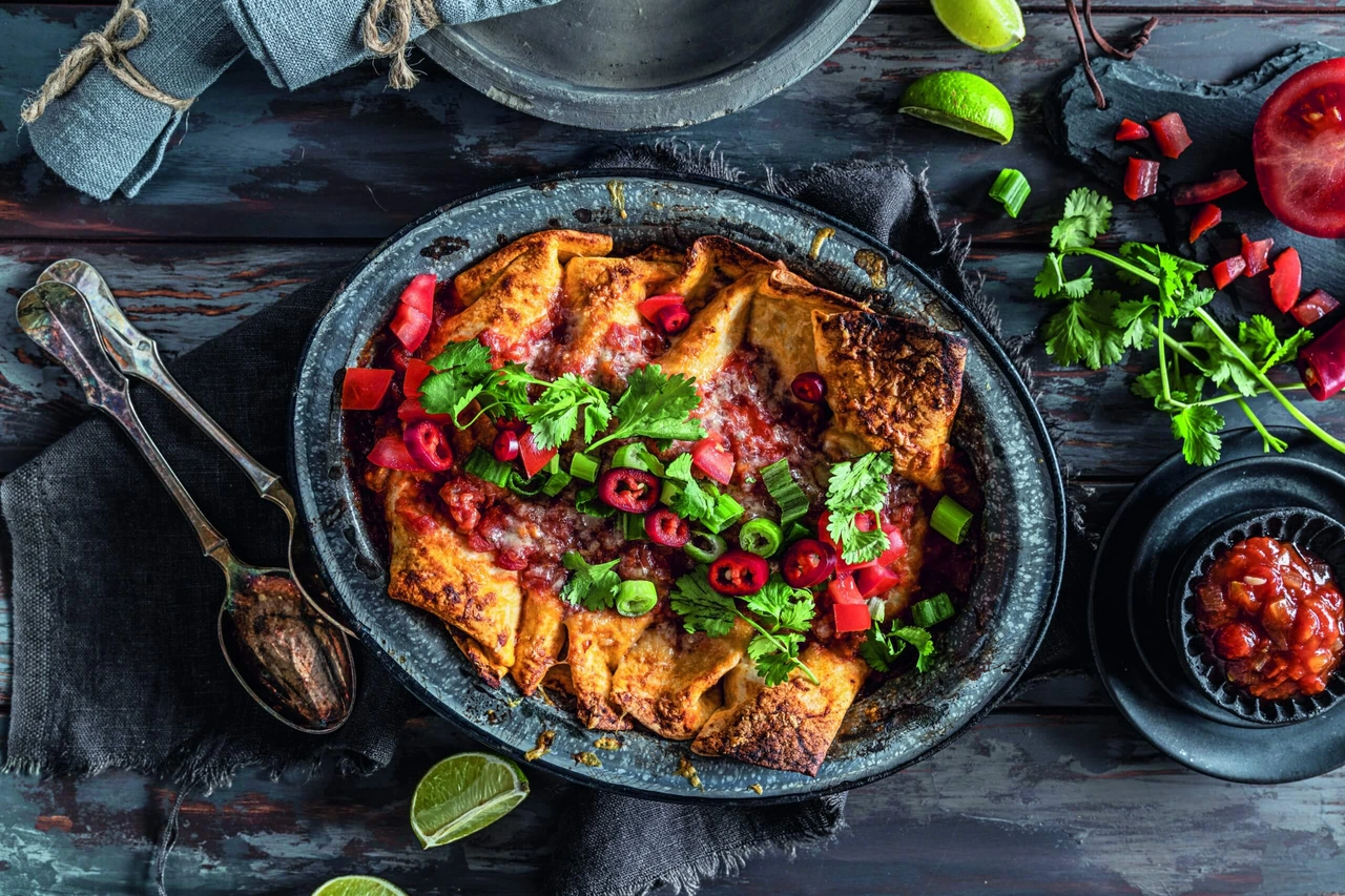 De Mexicaanse keuken: enchiladas rojas