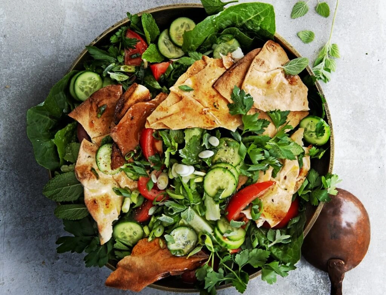 Kookboek Salade: Fattoush