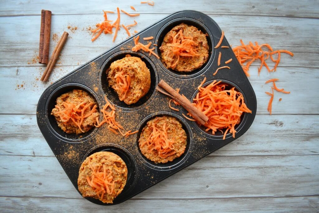 PASEN: vegan carrot cake cupcakes