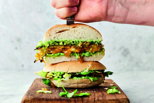 Jamie Oliver's VEG! briljante Bhaji burger