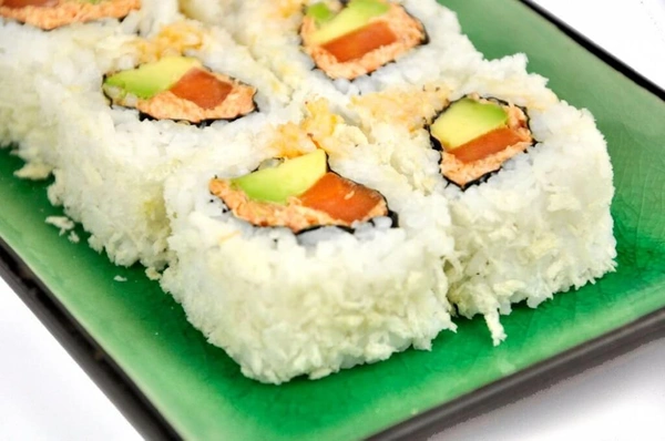Vega sushi: Spicy Carrot Urumaki